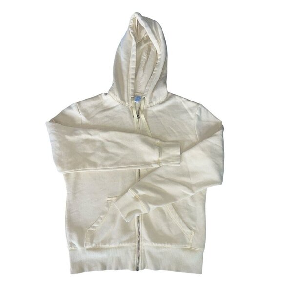 Lady Foot Locker Full Zip Pale Yellow Hoodie Sweatshirt Women's Small Full Zip - Picture 2 of 5